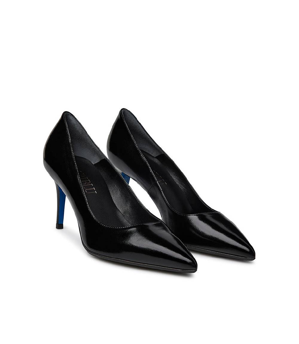 Loriblu Décolleté in pelle lucida nero Offerte giornaliere