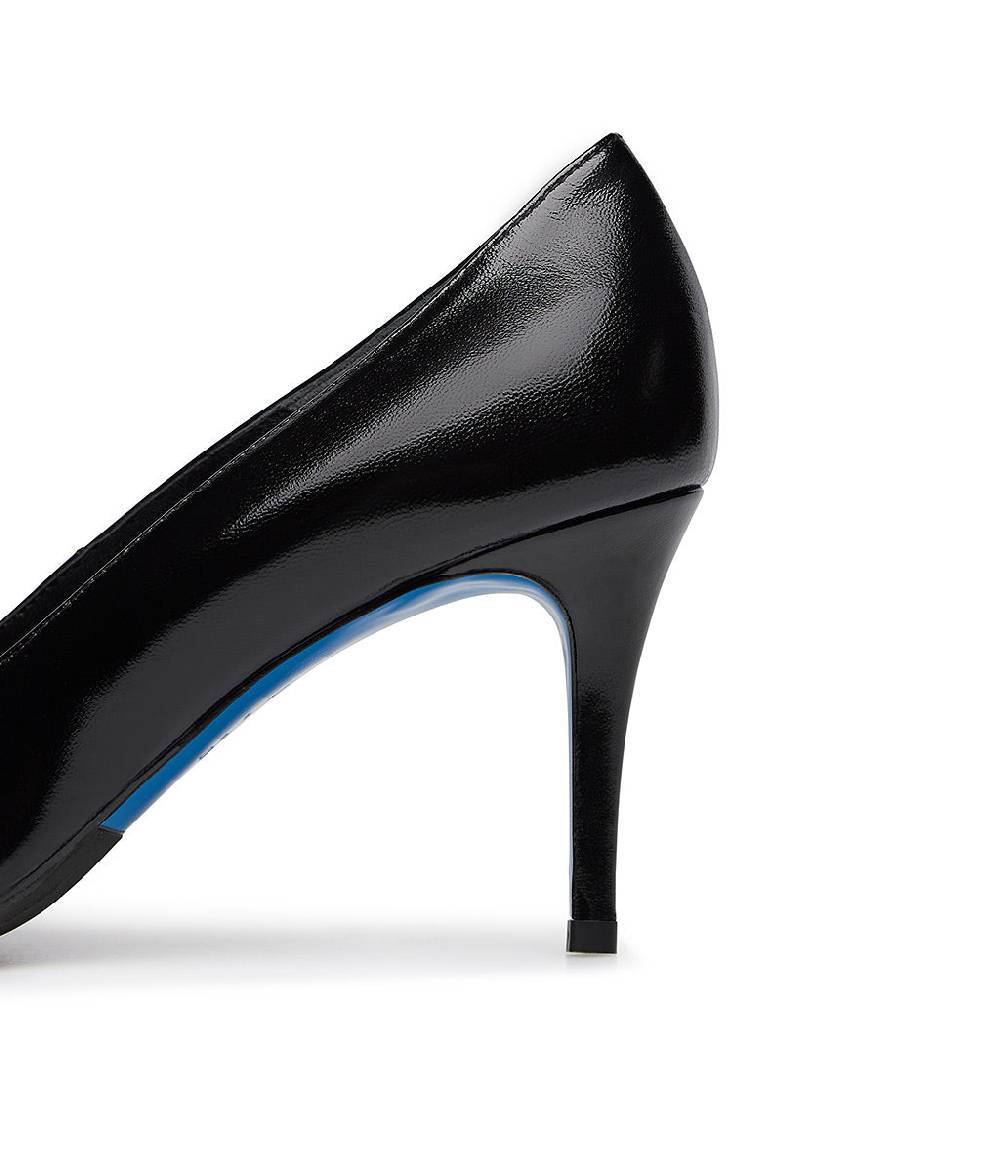 Loriblu Décolleté in pelle lucida nero Offerte giornaliere