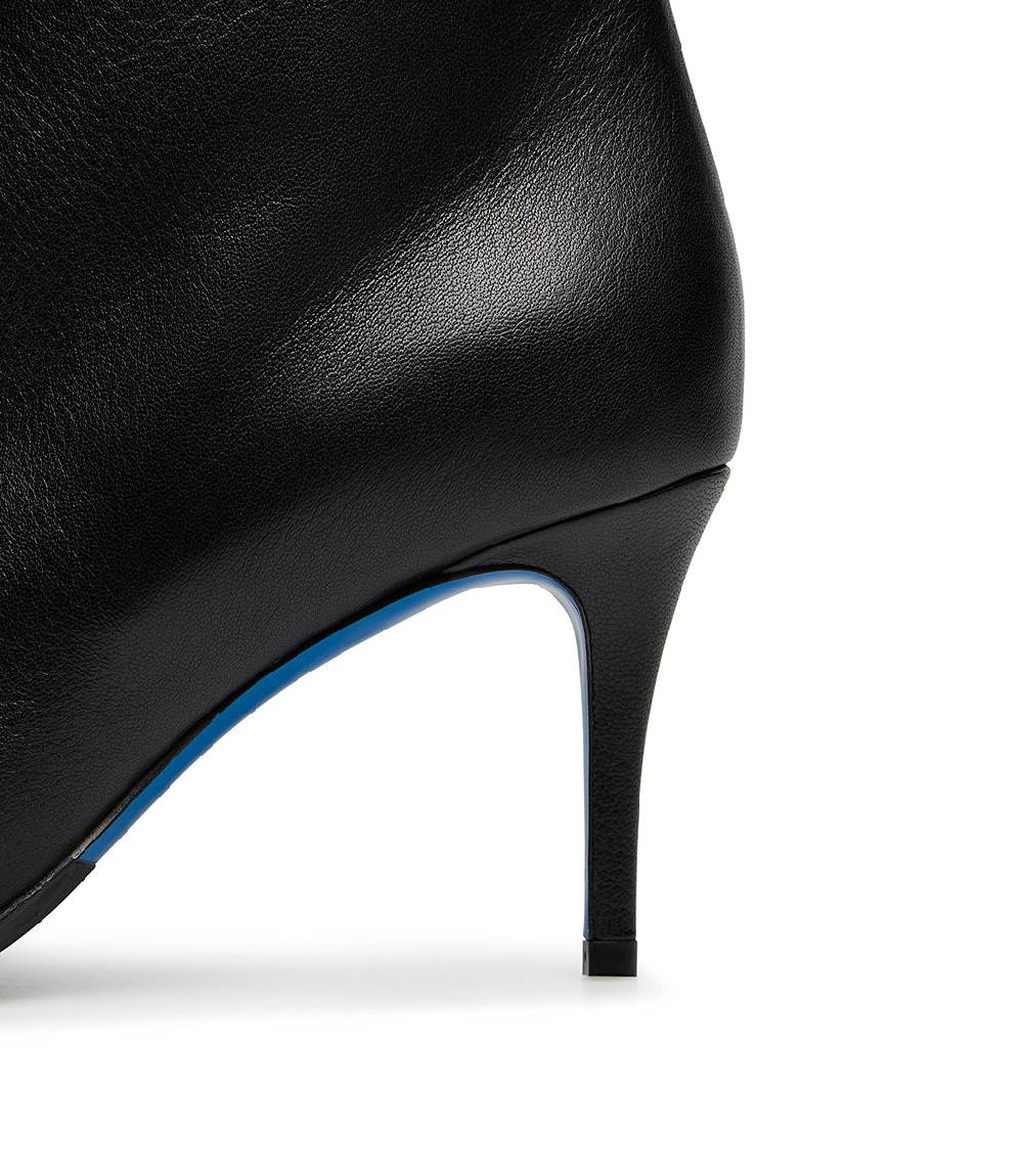 Loriblu Stivaletti in nappa nera Prezzo basso