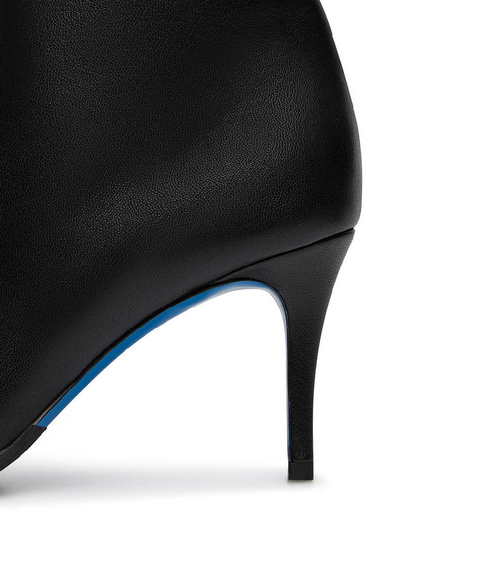 Loriblu Stivaletti in nappa nera con cristalli Super Saving Price