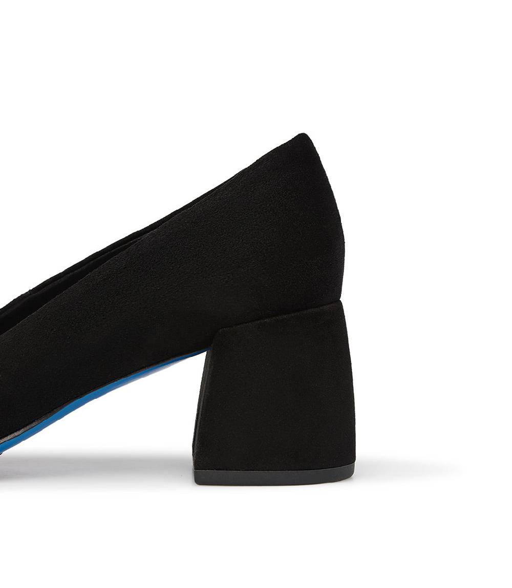 Loriblu Décolleté in camoscio nero con cristalli Trasporto libero internazionale