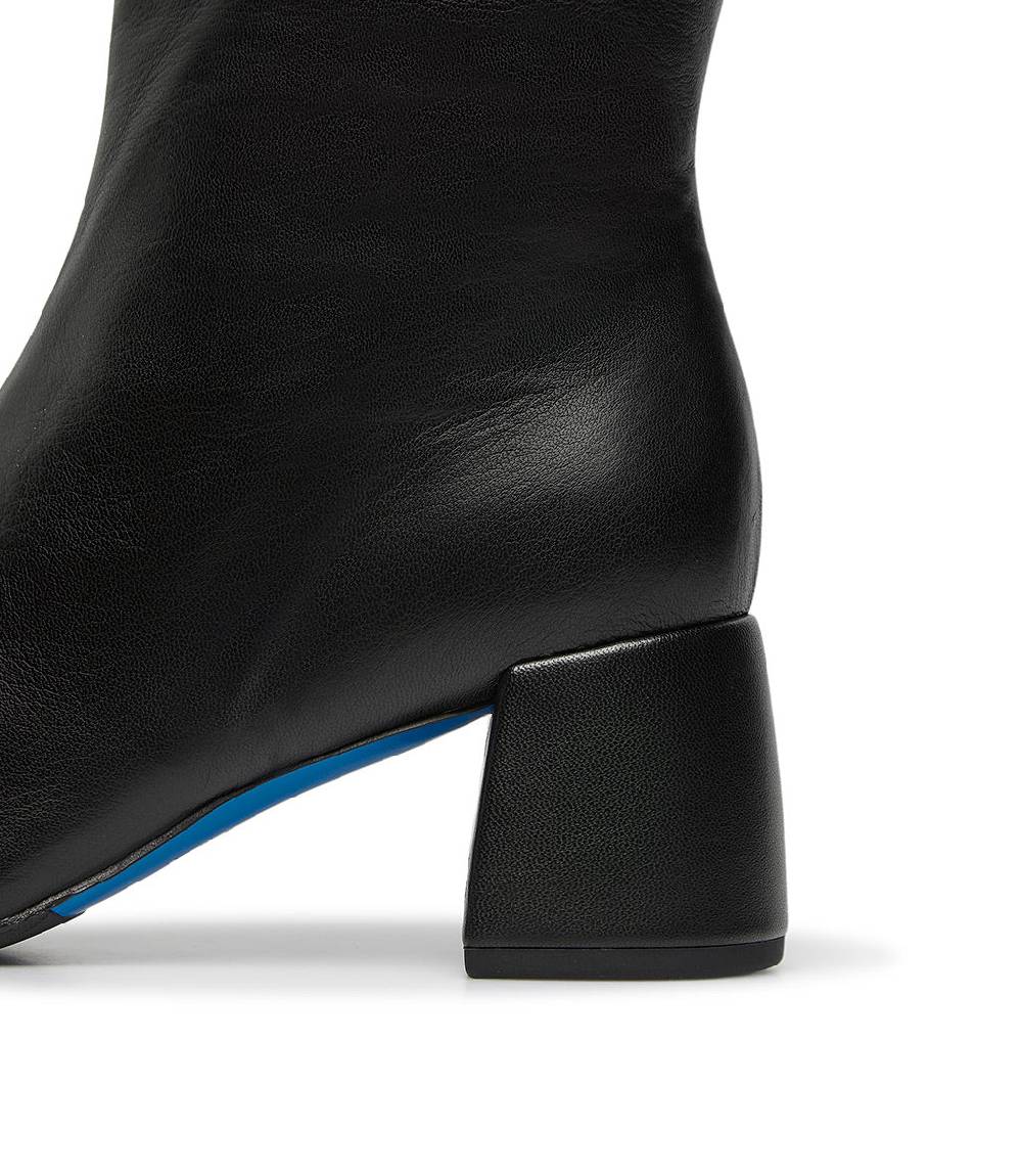 Loriblu Stivale in nappa nera con cristalli Esporta salva