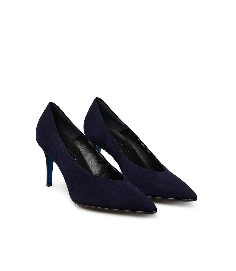 Loriblu Décolleté in camoscio blu Vendita