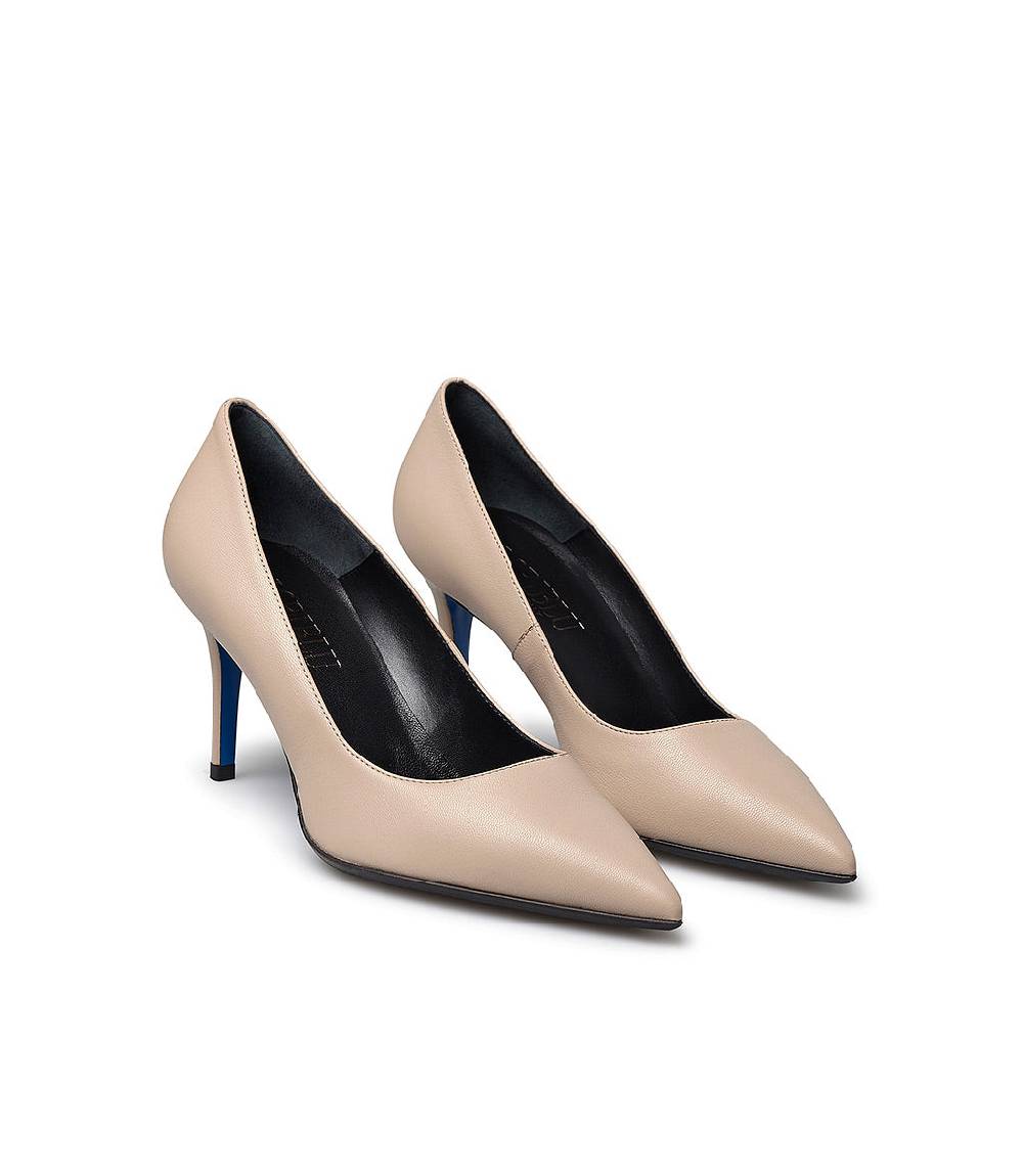 Loriblu Décolleté in vitello fango Saldi Di Fabbrica