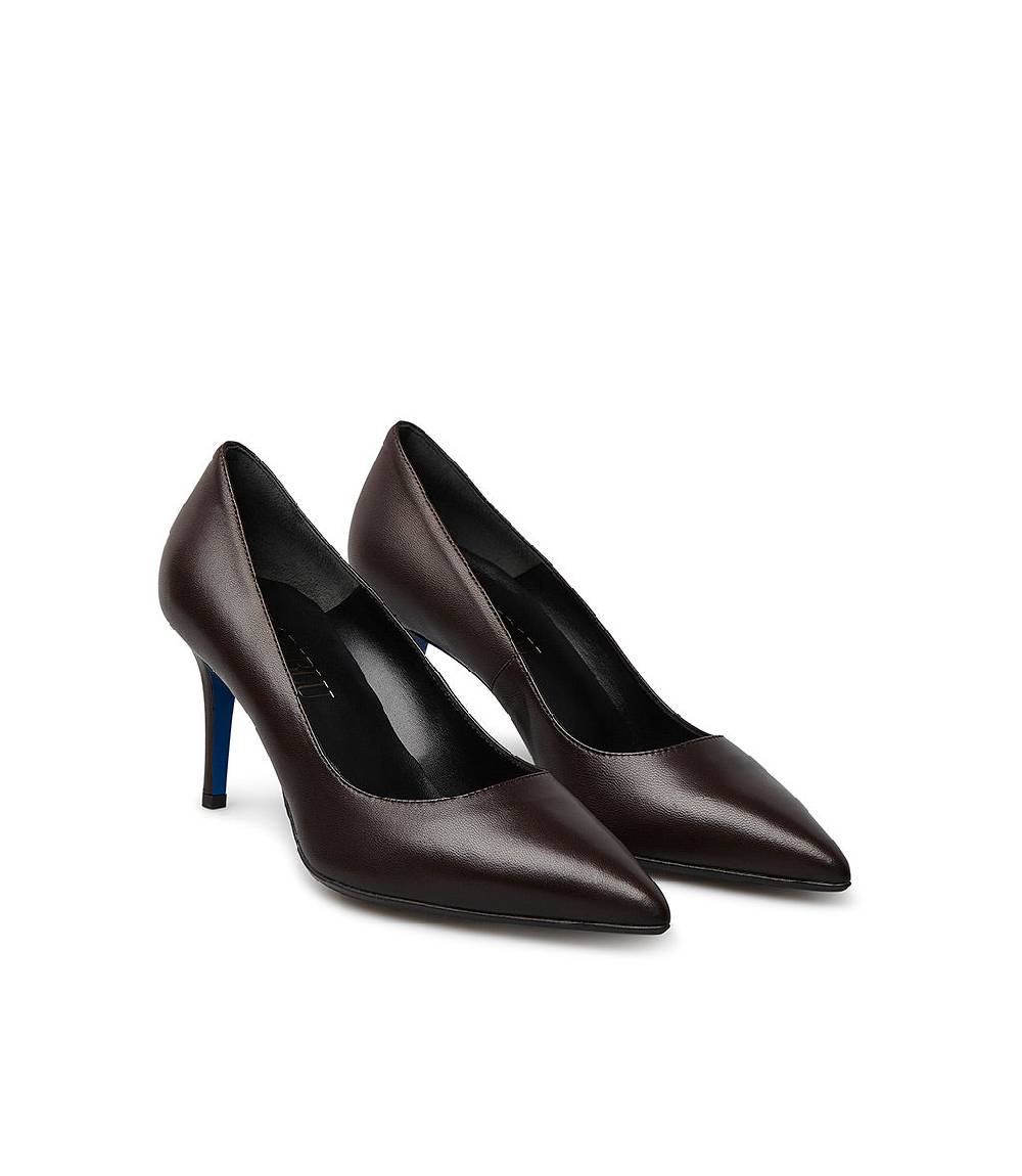 Loriblu Décolleté in nappa marrone TdM Vendite Flash