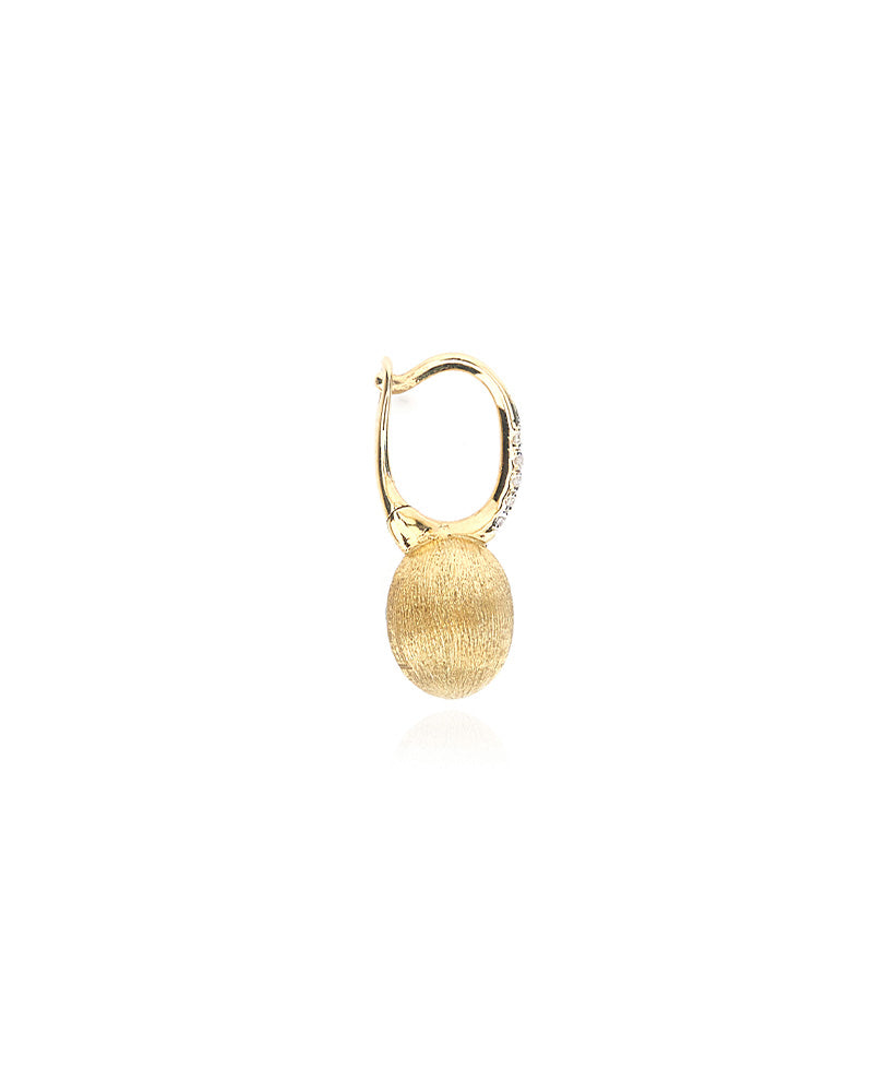 Nanis Orecchino "BABY CILIEGINA" con boule pendente in oro e dettagli di dia – Nanis Italian Jewels 2025