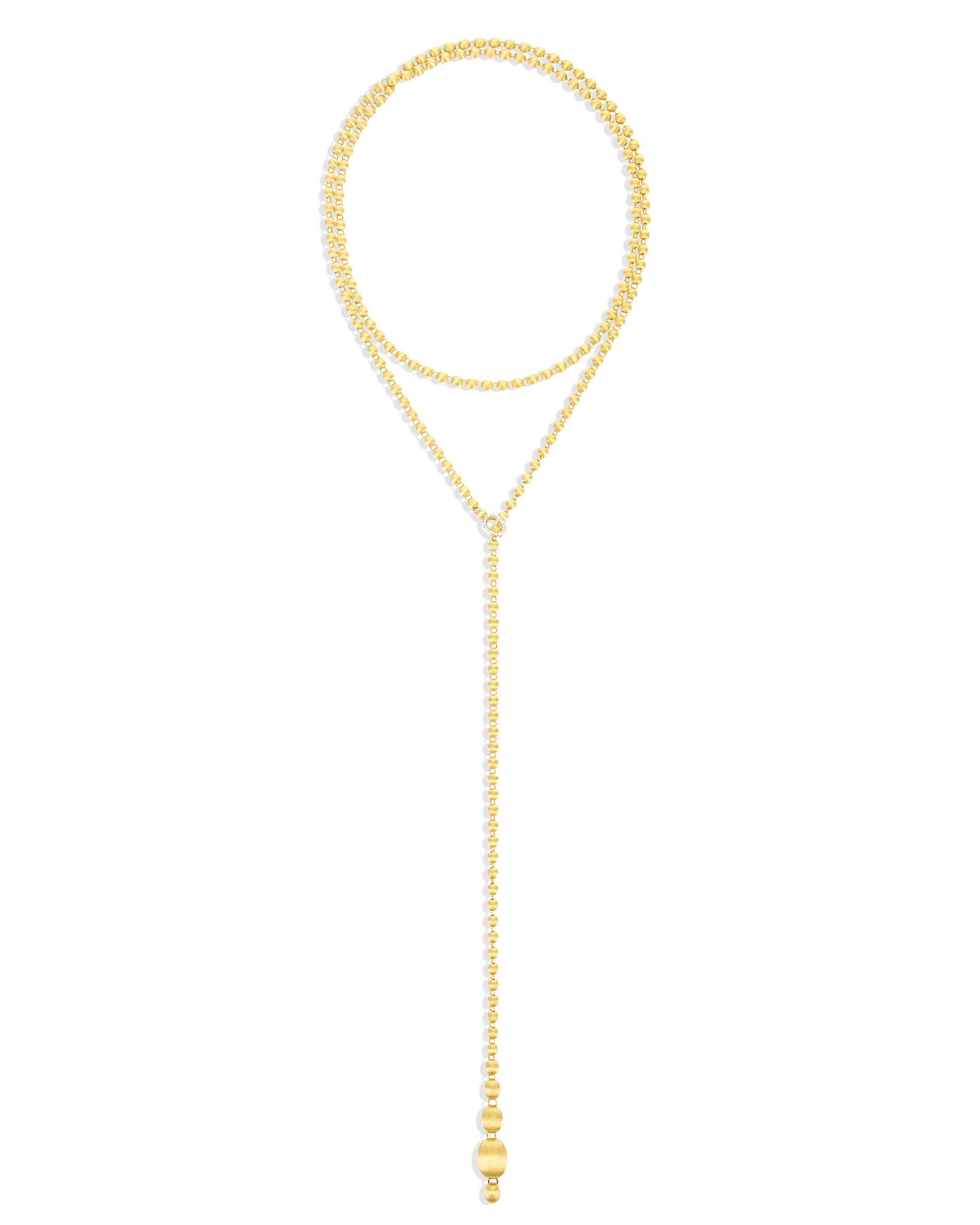Nanis Collana iconica "IVY slim" convertibile con boules in oro incise a man – Nanis Italian Jewels Offerta