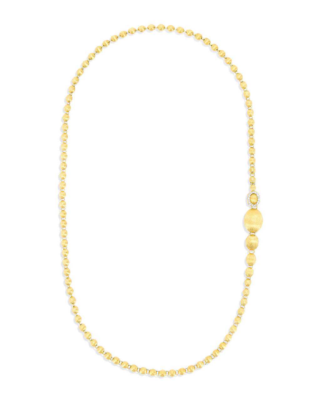 Nanis Collana iconica "IVY" slim convertibile con boules in oro giallo incis – Nanis Italian Jewels Economico