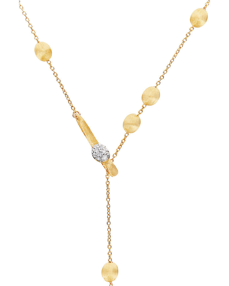 Nanis Collana a Y "SOFFIO" in oro e diamanti – Nanis Italian Jewels In Vendita