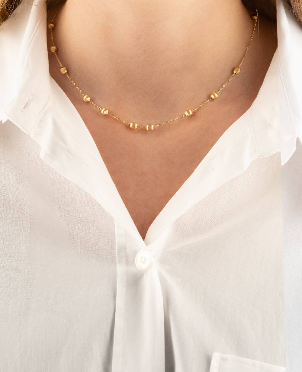 Nanis Collana girocollo "soffio" con boules in oro – Nanis Italian Jewels Offerte