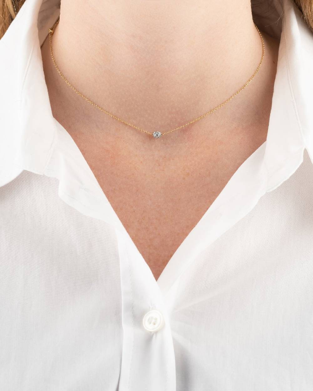 Nanis Collana punto luce "DANCING ÉLITE" in oro e dettaglio in diamanti – Nanis Italian Jewels Hotsell