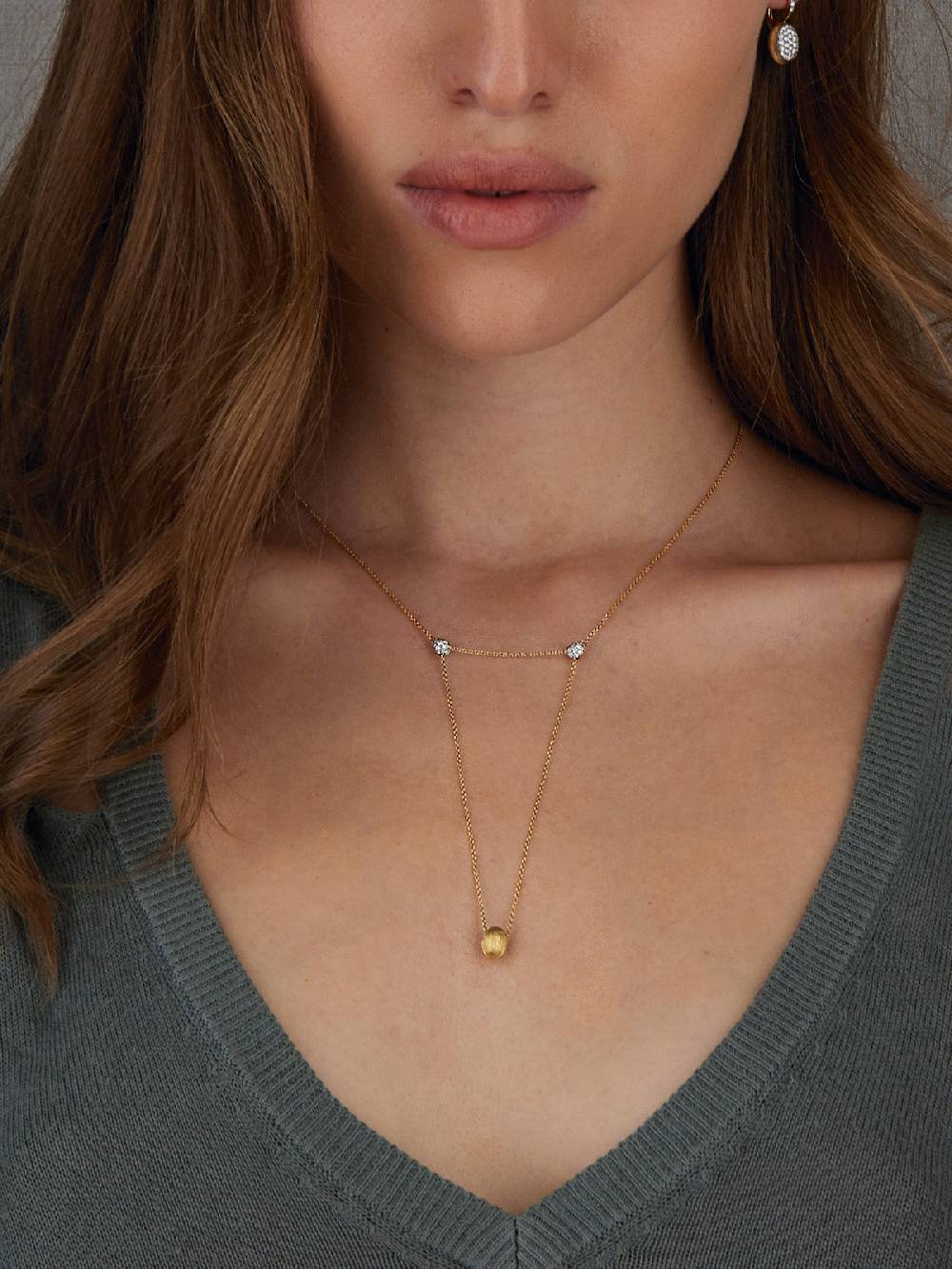 Nanis Collana "LUCE" convertibile 3 in 1 in oro e diamanti (piccola) – Nanis Italian Jewels Vendita Economica