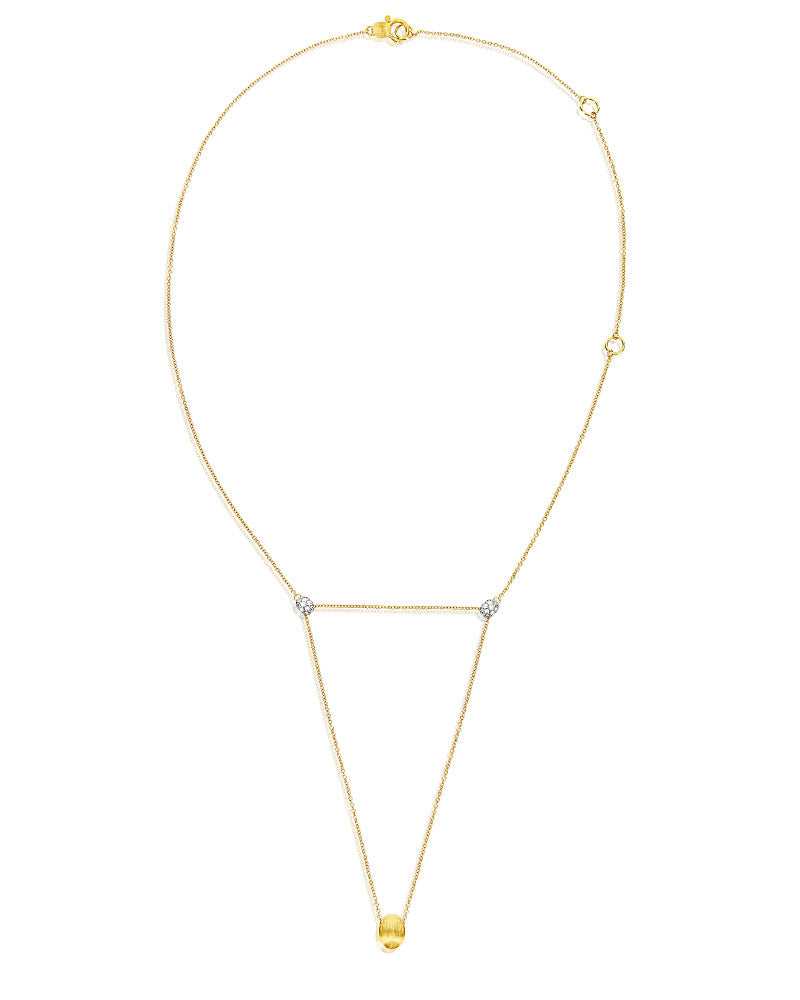 Nanis Collana "LUCE" convertibile 3 in 1 in oro e diamanti (piccola) – Nanis Italian Jewels Vendita Economica