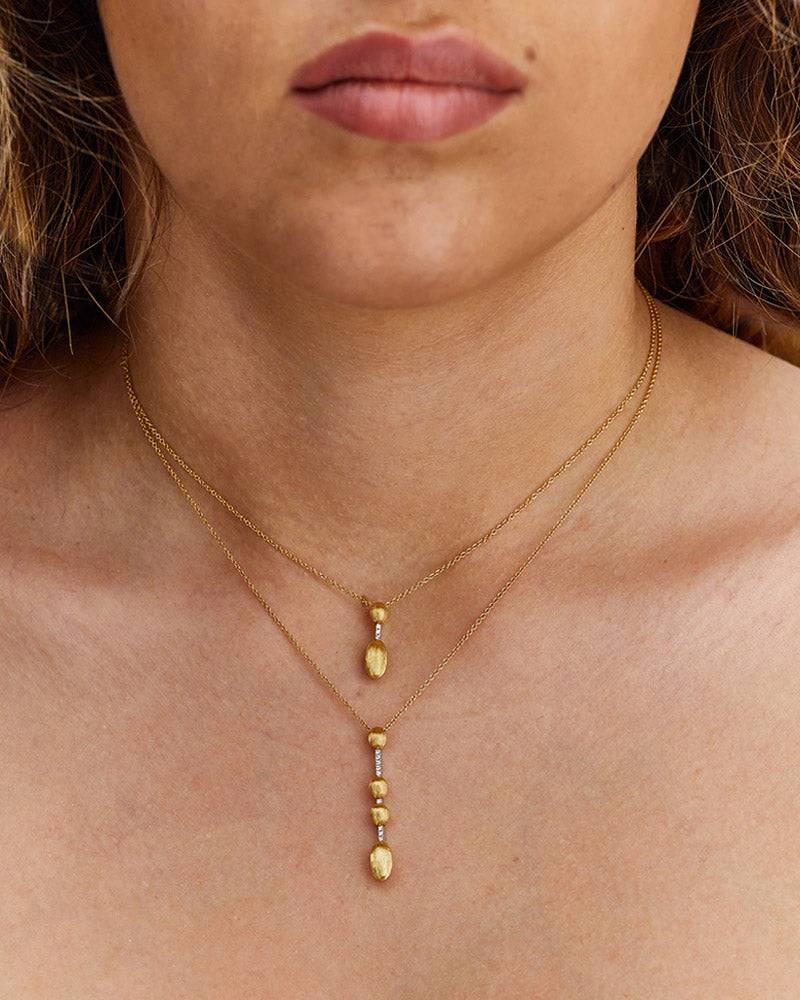 Nanis Collana "DANCING ÉLITE" con ciondolo in oro e diamanti – Nanis Italian Jewels In Saldo