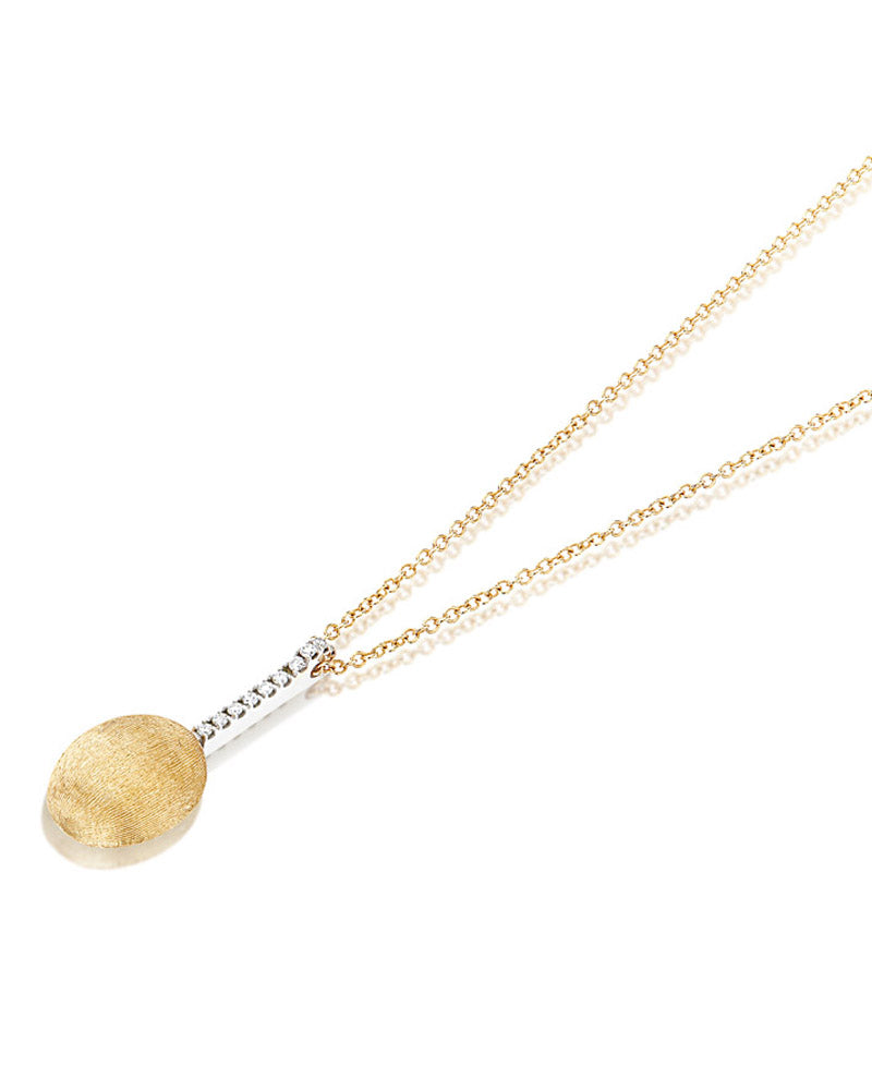 Nanis Collana "DANCING ÉLITE" pendente con ciondolo in oro e barrette di dia – Nanis Italian Jewels 2025
