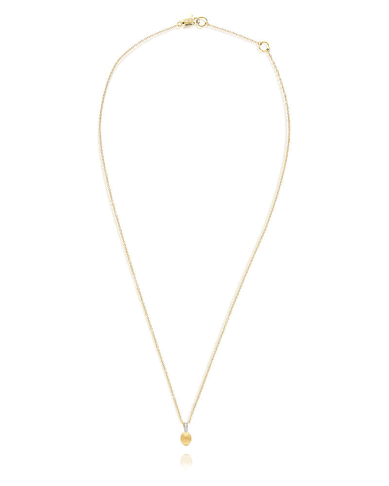 Nanis Collana "DANCING ÉLITE" con ciondolo piccolo in oro e accenti di diama – Nanis Italian Jewels Italia