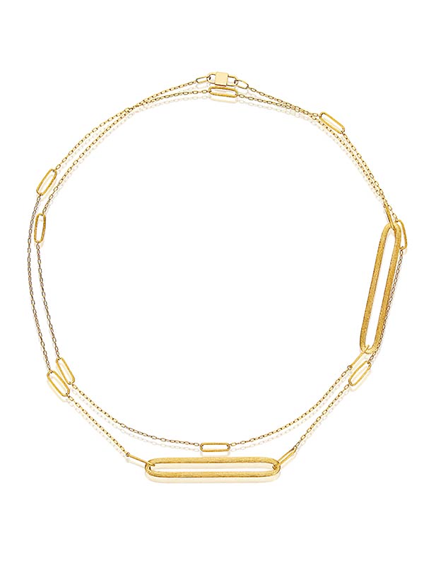 Nanis Collana chanel "LIBERA" con catena in oro lunga – Nanis Italian Jewels Promozione