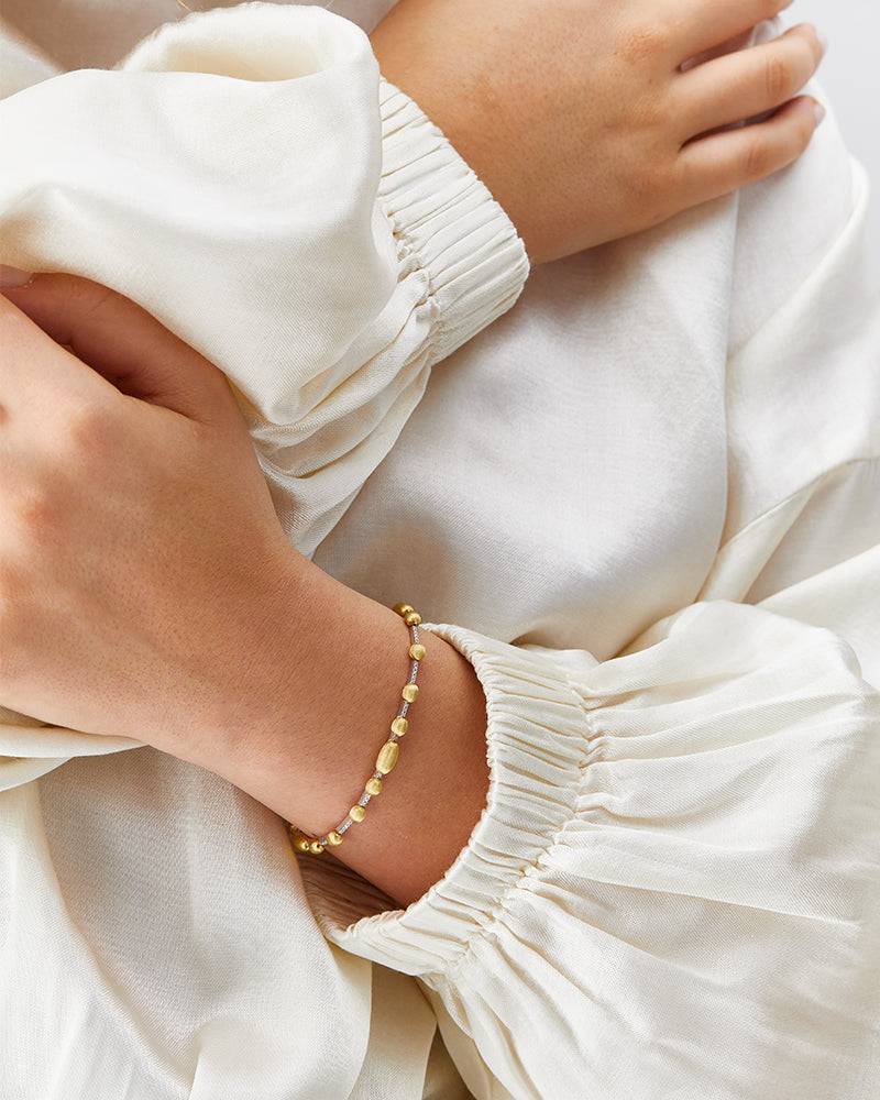 Nanis Bracciale tennis "DANCING ÉLITE" in oro e diamanti – Nanis Italian Jewels Negozi Online
