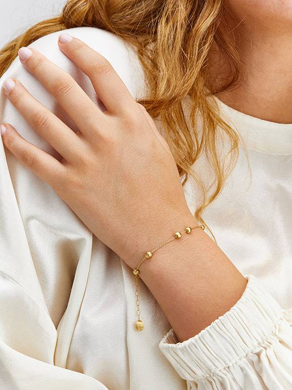 Nanis Bracciale "soffio" con boules in oro – Nanis Italian Jewels Acquista Ora