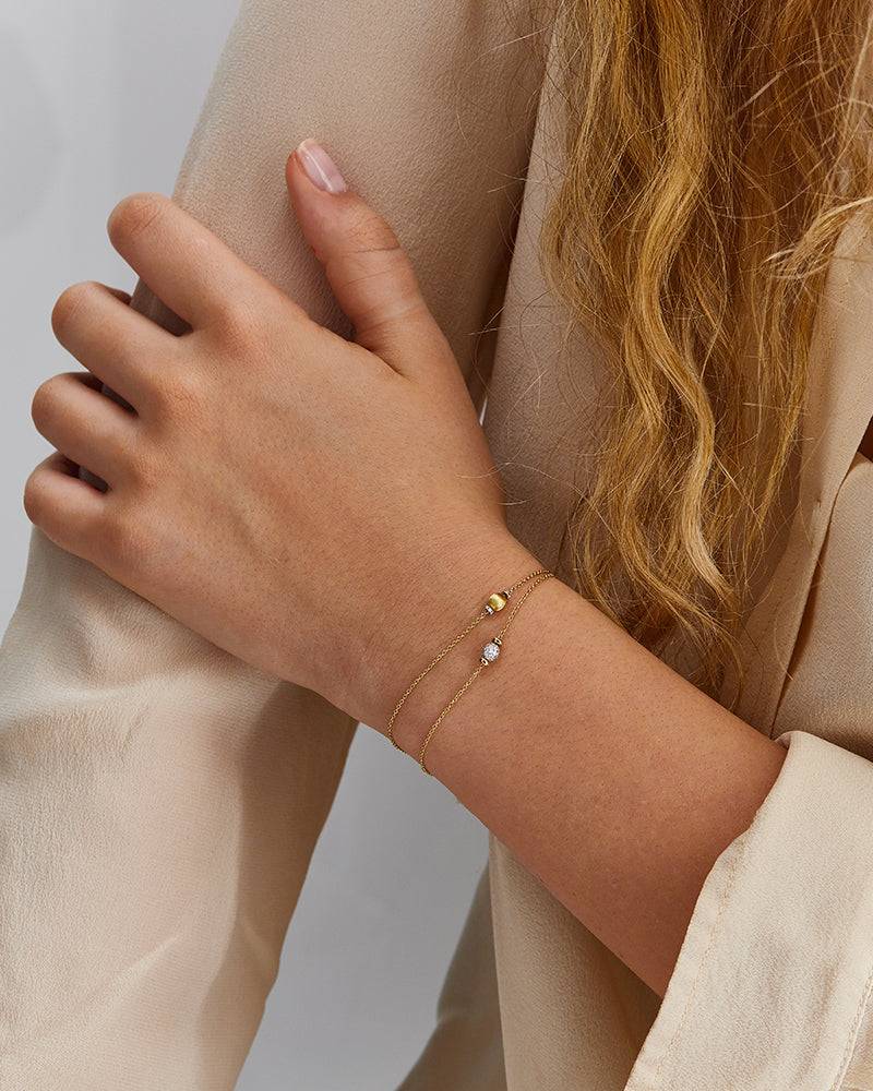 Nanis Bracciale "DANCING ÉLITE" in oro con boule in diamanti – Nanis Italian Jewels Shopping Online