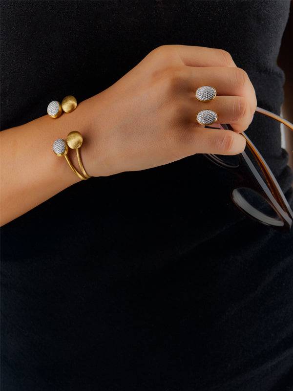 Nanis Bracciale a schiava "BUBBLE" in oro (piccolo) – Nanis Italian Jewels Novità