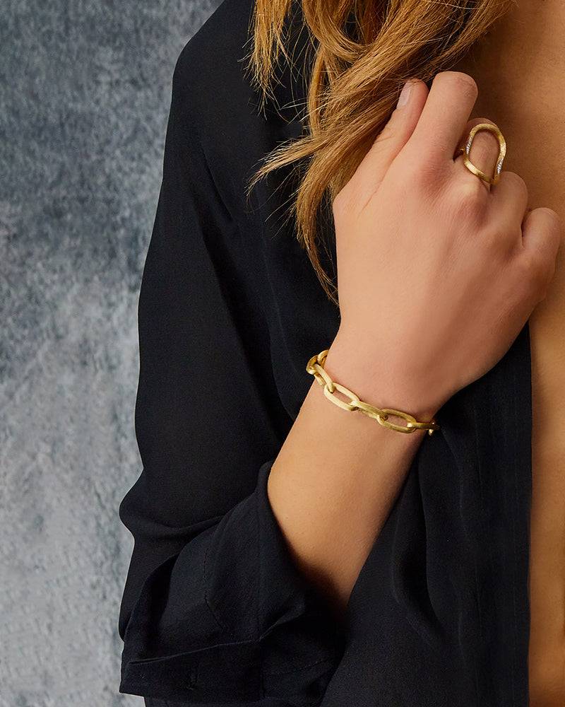 Nanis Bracciale "LIBERA" con catena in oro e diamanti – Nanis Italian Jewels Online