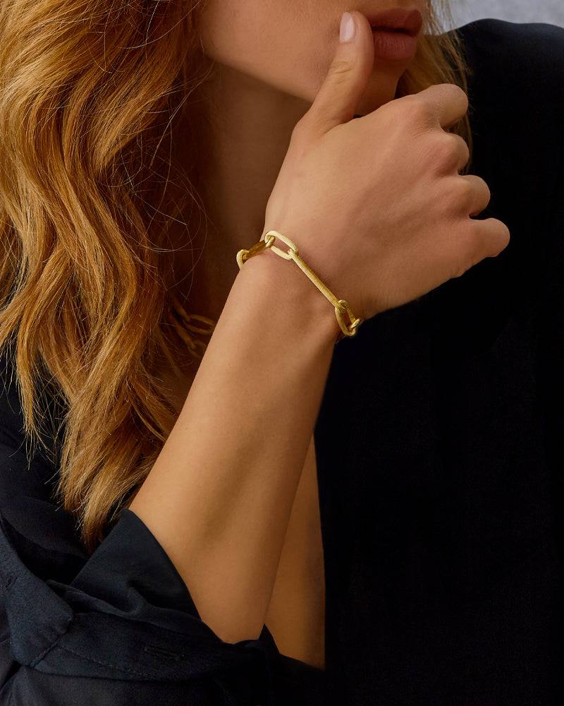 Nanis Bracciale "LIBERA" con catena in oro – Nanis Italian Jewels Outlet