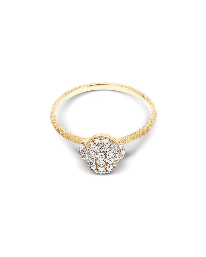 Nanis Anello di fidanzamento "DANCING ÉLITE" in oro e pavé di diamanti – Nanis Italian Jewels Italy
