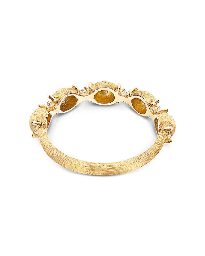 Nanis Anello "DANCING ÉLITE" con diamanti e boules piccole in oro – Nanis Italian Jewels Soddisfazione Garantita