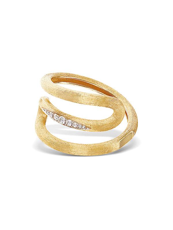 Nanis Anello "LIBERA" a spirale in oro e diamanti – Nanis Italian Jewels Prezzo Ridotto