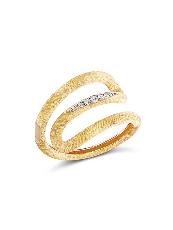 Nanis Anello "LIBERA" a spirale in oro e diamanti – Nanis Italian Jewels Prezzo Ridotto
