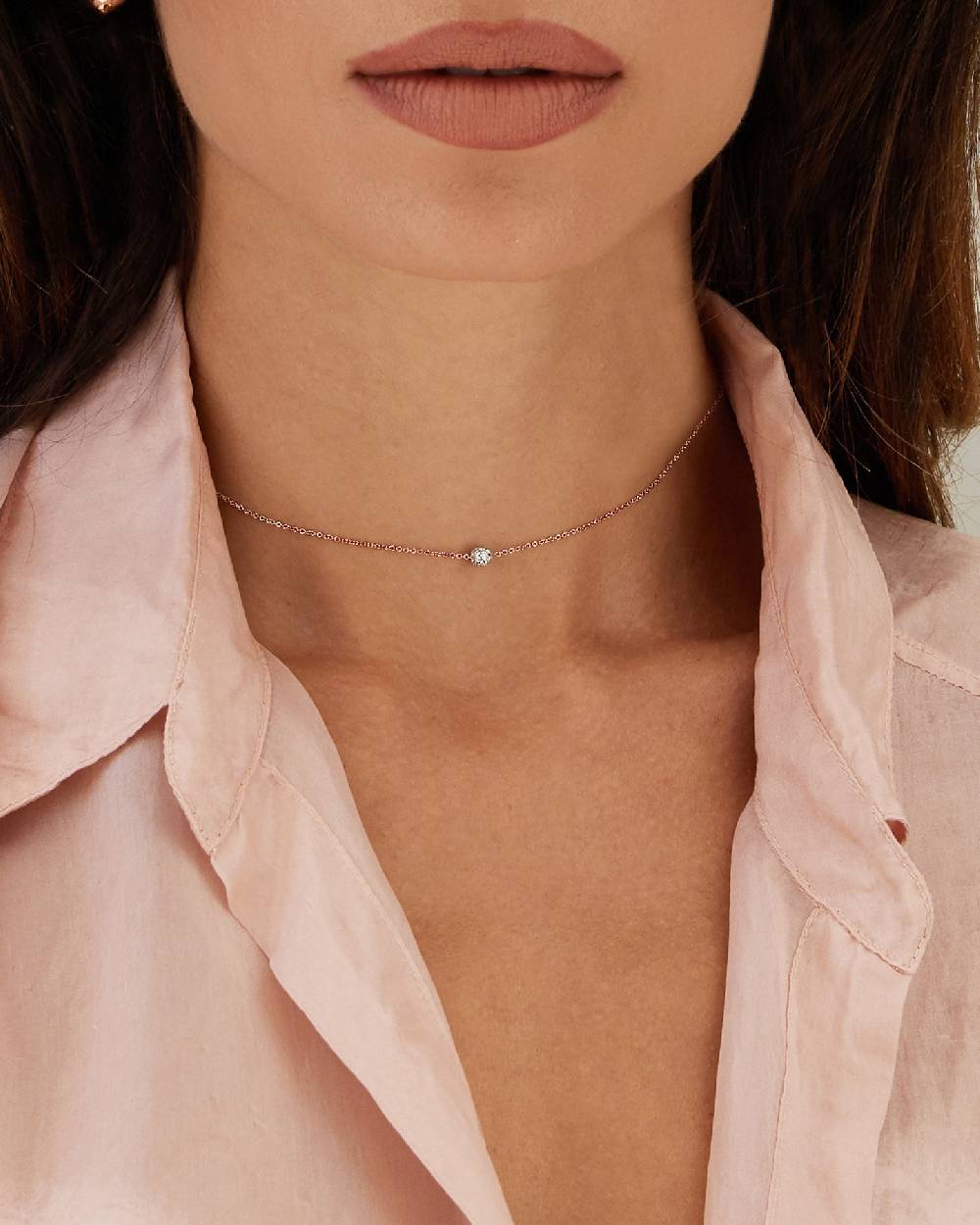 Nanis Collana punto luce "DANCING ÉLITE" in oro rosa e boule in diamanti – Nanis Italian Jewels Offerte