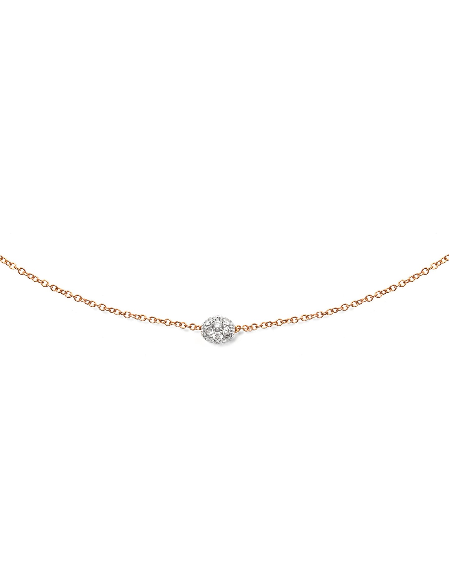 Nanis Collana punto luce "DANCING ÉLITE" in oro rosa e boule in diamanti – Nanis Italian Jewels Offerte