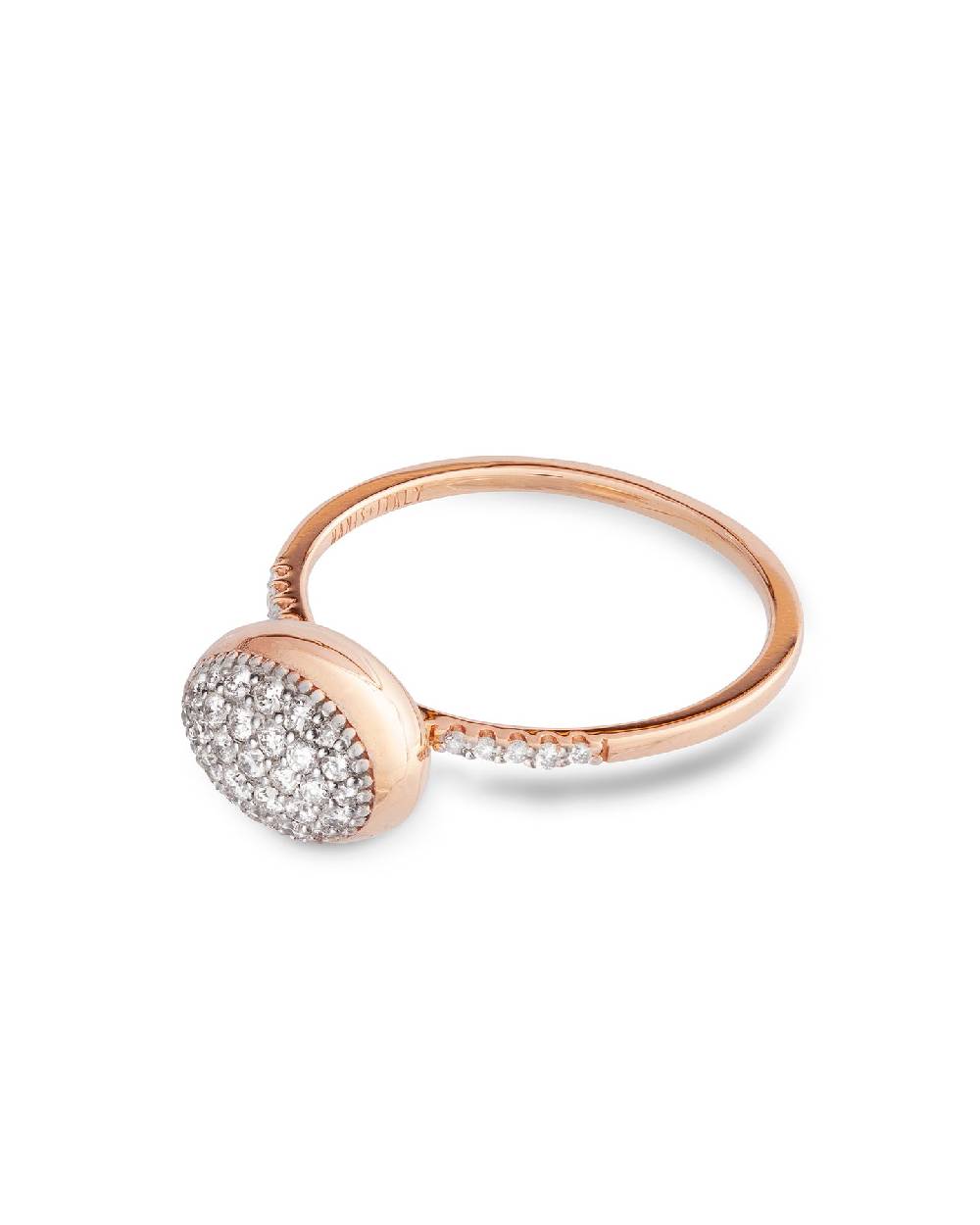 Nanis Anello di fidanzamento "DANCING ÉLITE" romantico in oro rosa e diamant – Nanis Italian Jewels I Più Venduti