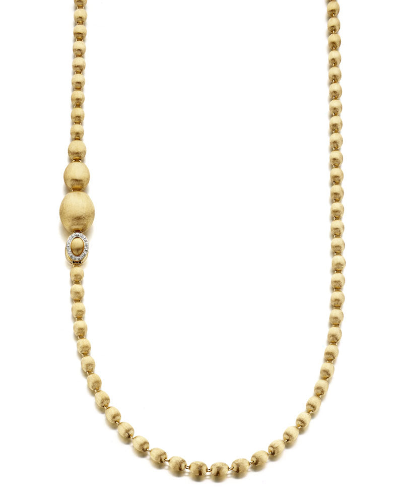 Nanis Collana iconica "IVY" convertibile con boules in oro incise a mano e d – Nanis Italian Jewels Nuova