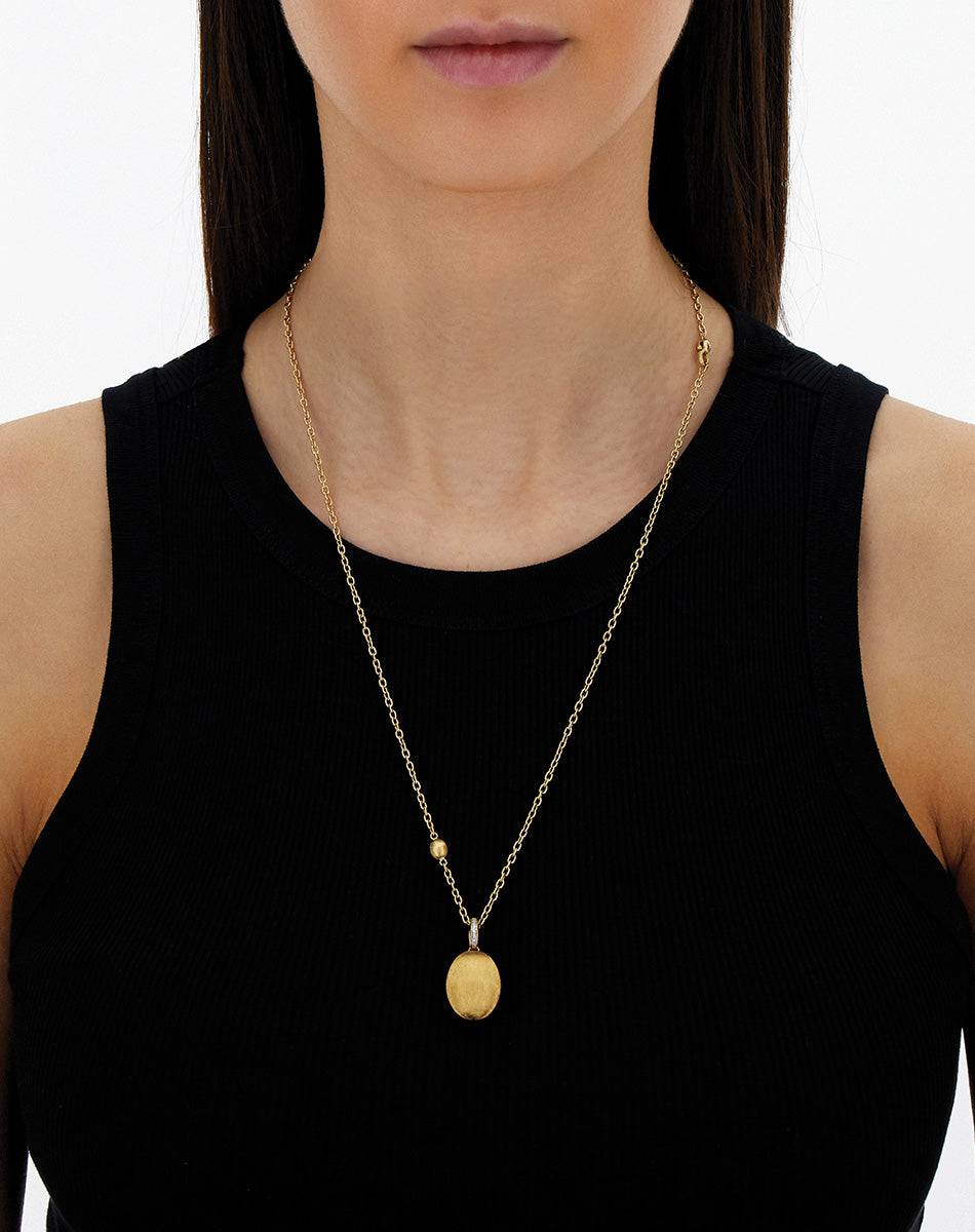 Nanis Charm "Boules" in oro inciso e diamanti (grande) – Nanis Italian Jewels Affare Del Giorno
