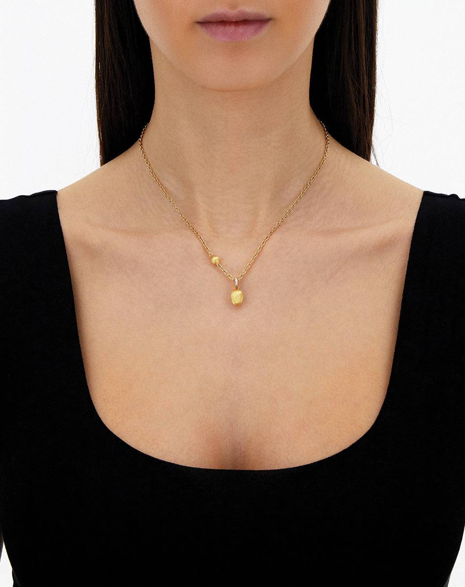 Nanis Charm "Boules" in oro inciso e diamanti (piccolo) – Nanis Italian Jewels Sottocosto