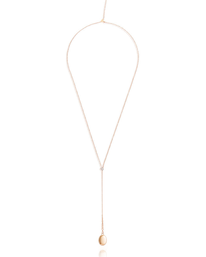 Nanis Collana "CANDLE" pendente con ciondolo in oro rosa e diamanti – Nanis Italian Jewels Saldi Di Fabbrica