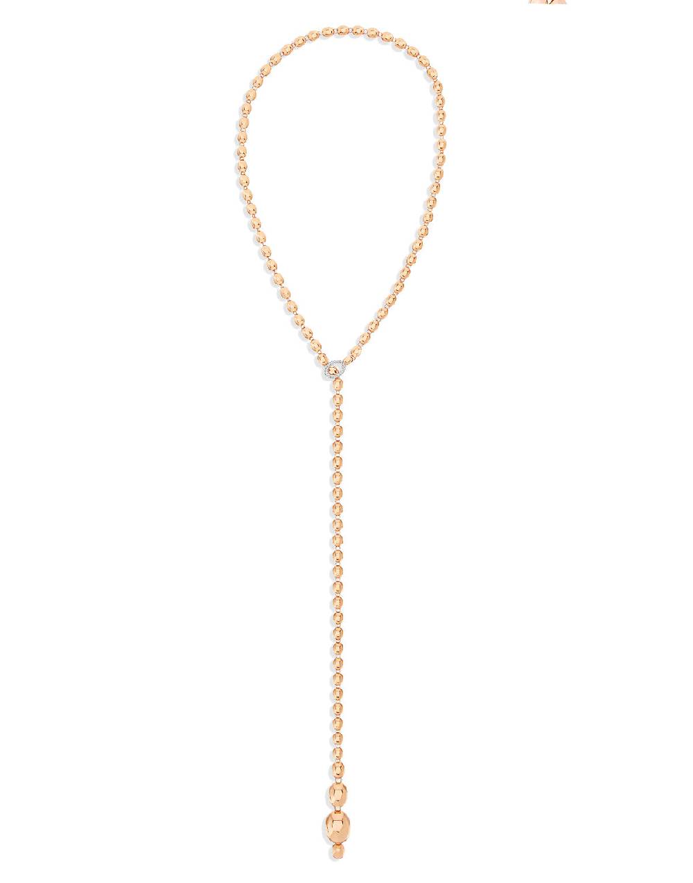 Nanis Collana iconica "IVY" convertibile con boules in oro rosa e diamanti – Nanis Italian Jewels 2025