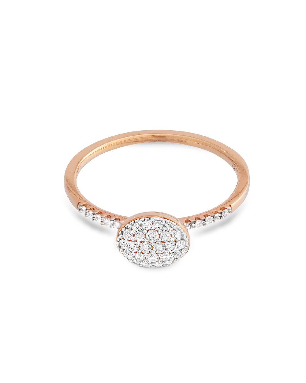 Nanis Anello di fidanzamento "DANCING ÉLITE" romantico in oro rosa e diamant – Nanis Italian Jewels Negozi Online