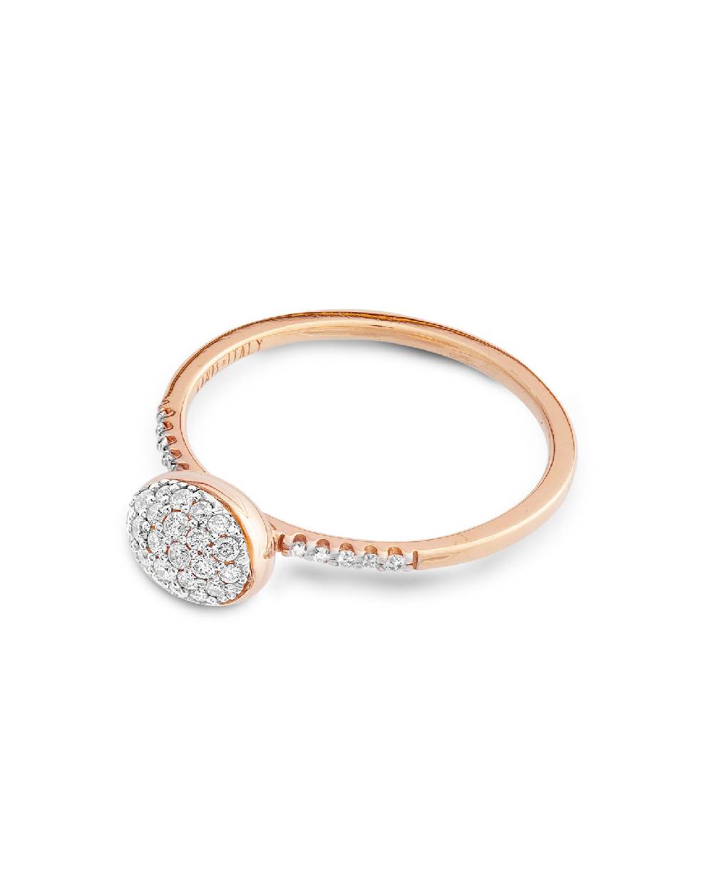 Nanis Anello di fidanzamento "DANCING ÉLITE" romantico in oro rosa e diamant – Nanis Italian Jewels Negozi Online