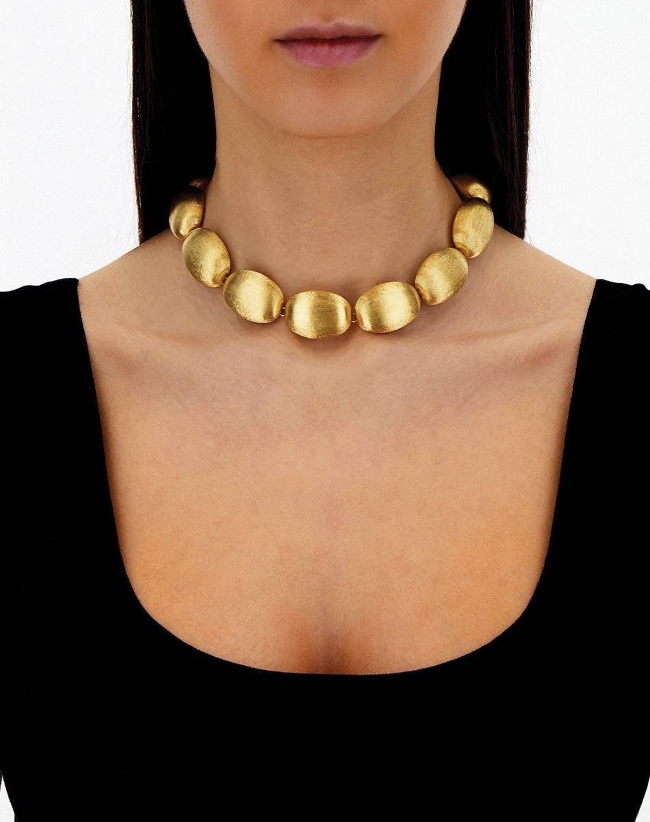 Nanis Collana di perle in oro "Muse" (grande) – Nanis Italian Jewels Prezzo Ridotto