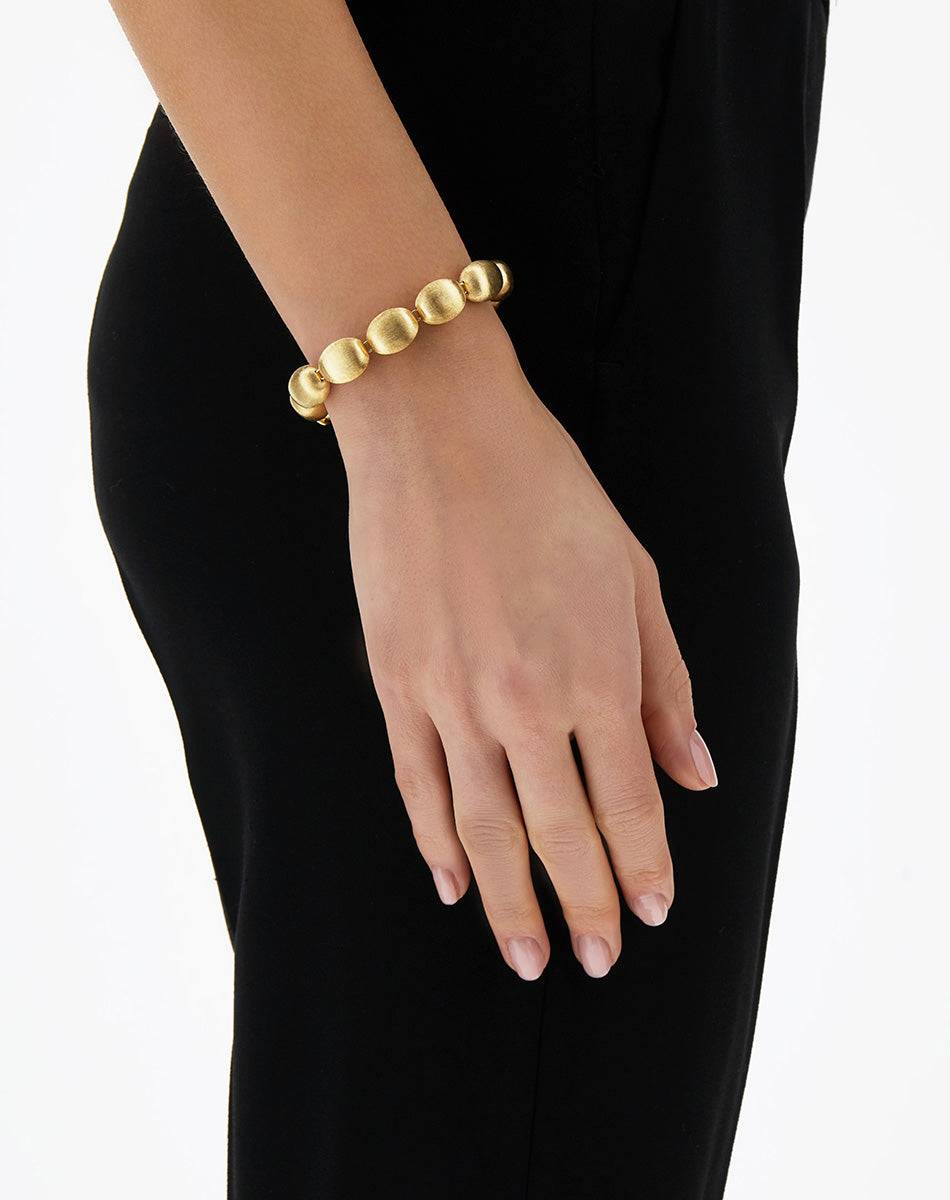 Nanis Bracciale di perle in oro "Muse" (piccolo) – Nanis Italian Jewels Presa