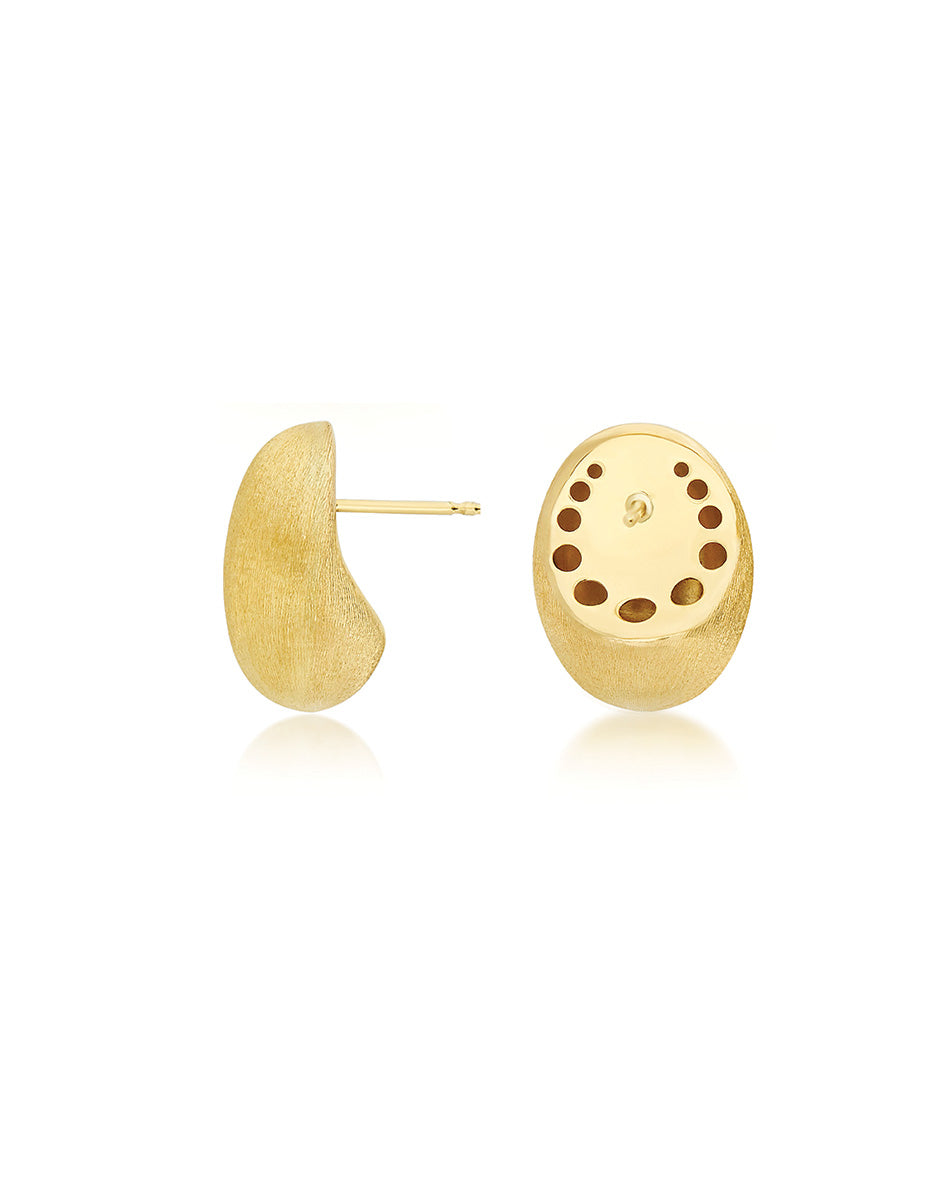 Nanis Orecchini di perle a lobo in oro "Muse" (medi) – Nanis Italian Jewels Offerta