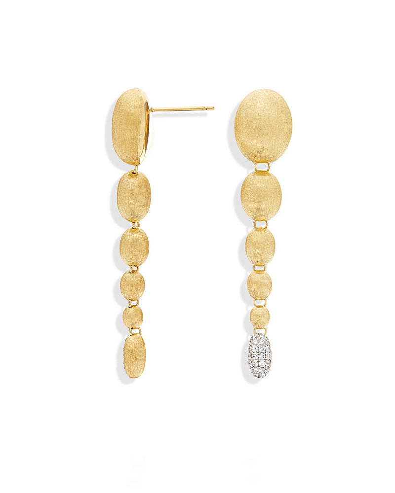 Nanis Orecchini "IVY" pendenti con boules degradè in oro e diamanti – Nanis Italian Jewels In Saldo