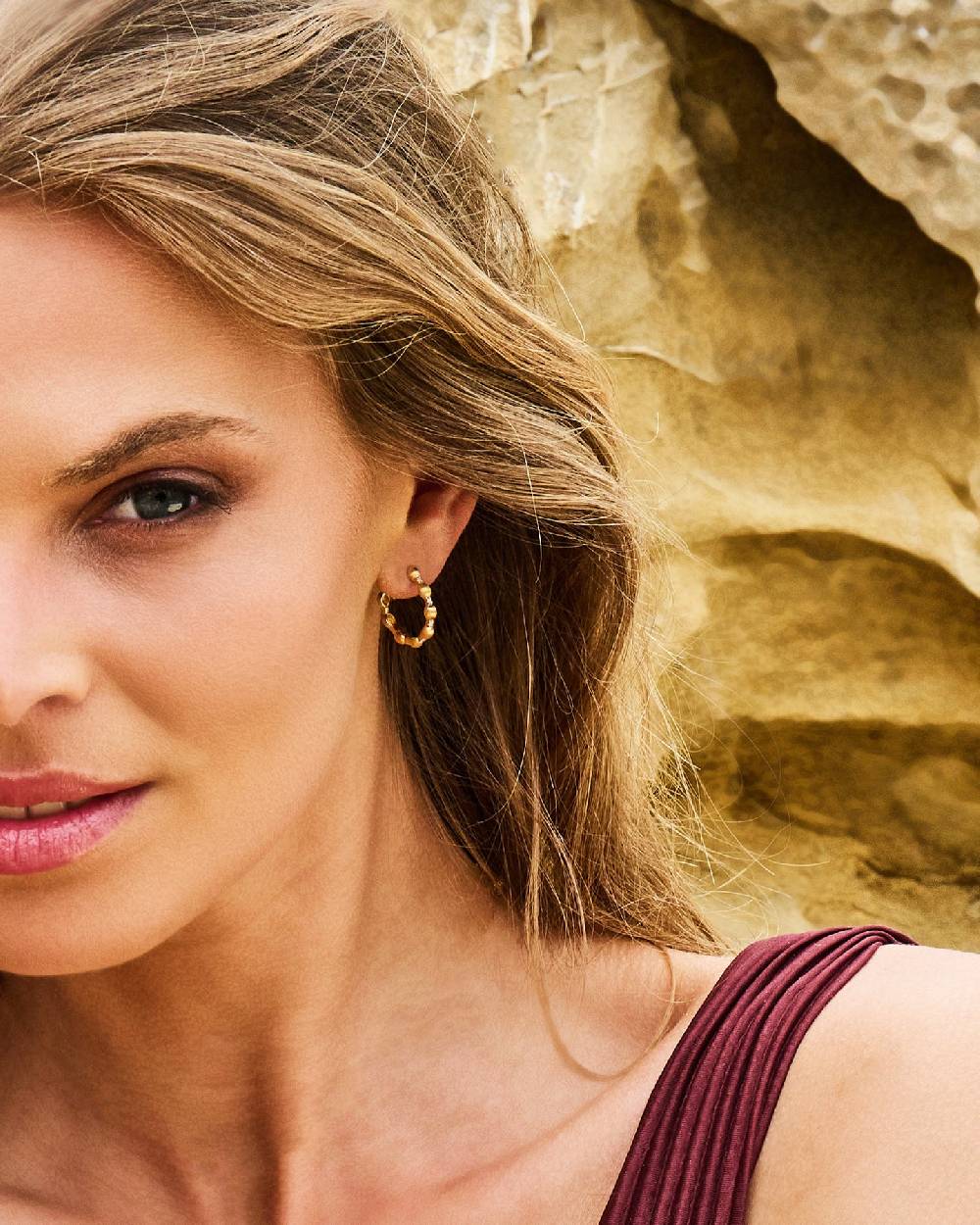 Nanis Orecchini a cerchio "DANCING ÉLITE" in oro e diamanti – Nanis Italian Jewels Economico