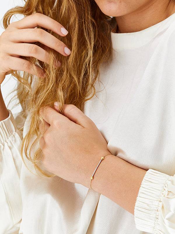Nanis Bracciale "DANCING ÉLITE" in oro e barrette di diamanti – Nanis Italian Jewels Outlet
