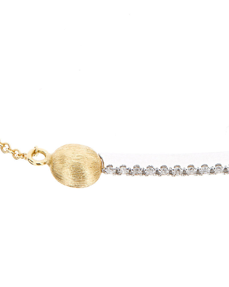 Nanis Bracciale "DANCING ÉLITE" in oro e barrette di diamanti – Nanis Italian Jewels Outlet