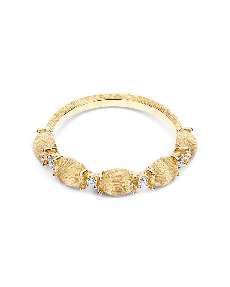 Nanis Anello "DANCING ÉLITE" con diamanti e boules piccole in oro – Nanis Italian Jewels I Più Venduti
