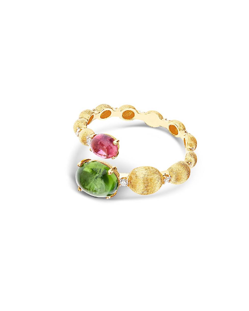 Nanis Anello contrariè "DANCING TOURMALINES" in oro, diamanti, tormaline ros – Nanis Italian Jewels Economico